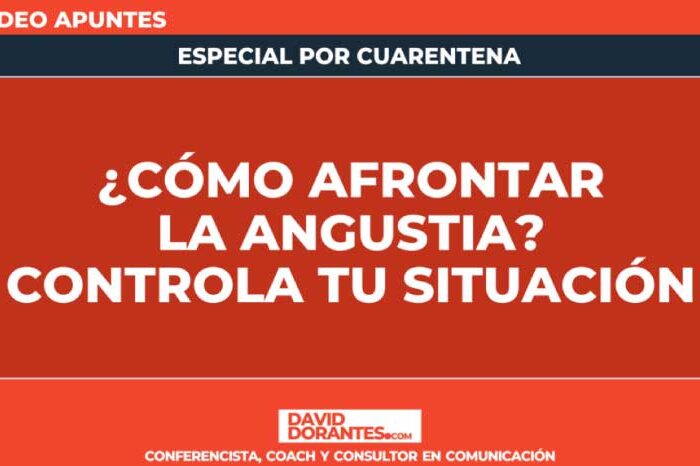 ¿Cómo afrontar la angustia? Controla tu situación