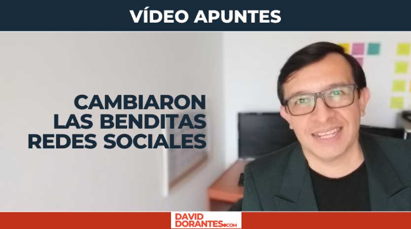 Cambiaron las benditas redes sociales