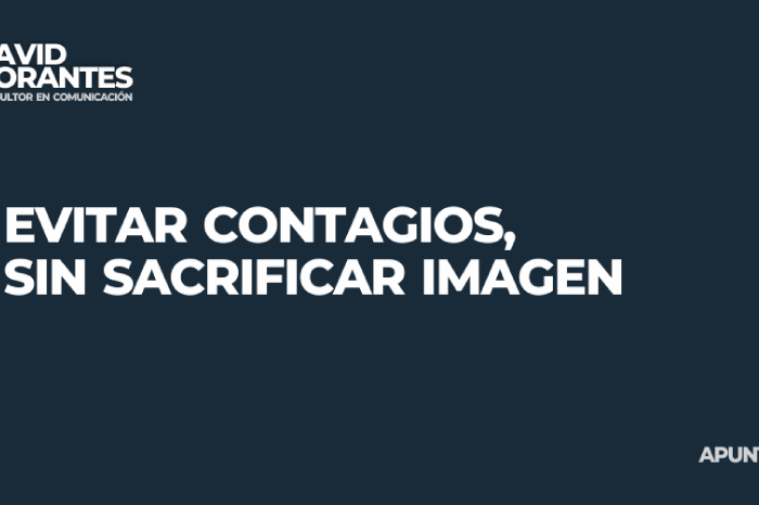 Evitar contagios, sin sacrificar imagen