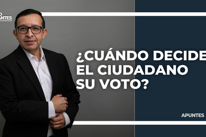 ¿Cuándo decide el ciudadano su voto?