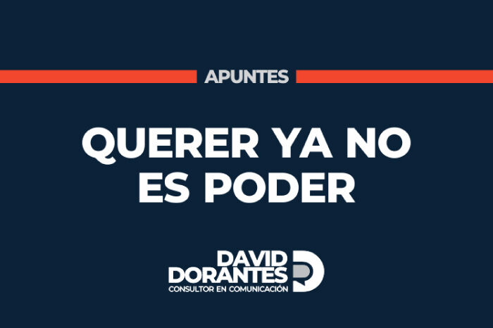 Querer ya no es poder