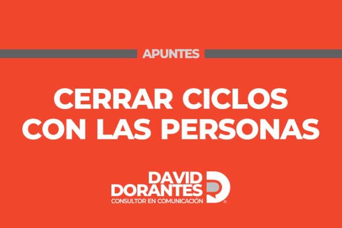 Cerrar ciclos con las personas