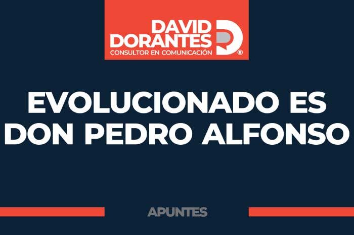 Evolucionado es Don Pedro Alfonso