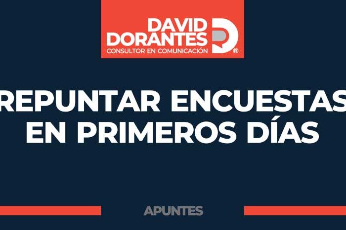 Repuntar encuestas en primeros días