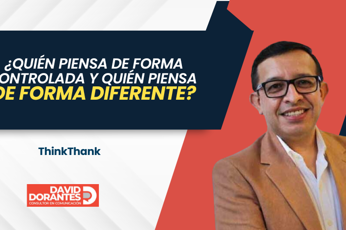 ¿Quién piensa de forma controlada y quién de forma transparente?